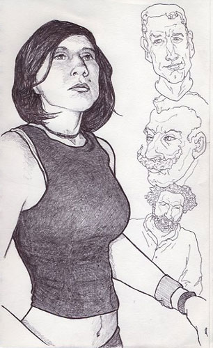 Andy P's Sketch Book ((Updated Oct 25)) The Richmond Zombie Walk Andy P's Sketch Book ((Updated Oct 25)) The Richmond Zombie Walk
